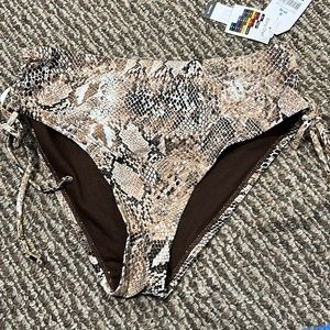 Size small snake print bikini bottoms BRAND NEW NEVER WORN